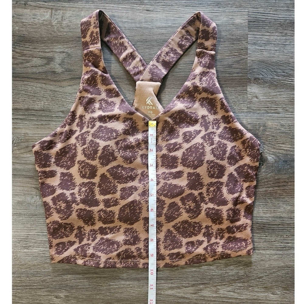 Kyodan Giraffe 🦒 Print‎ Workout Sports Bra & Leggings Set - Picture 4 of 10